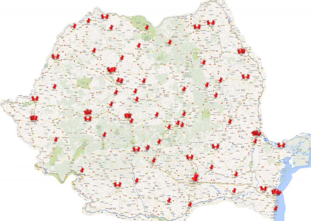 FLORIA - harta acoperire nationala
