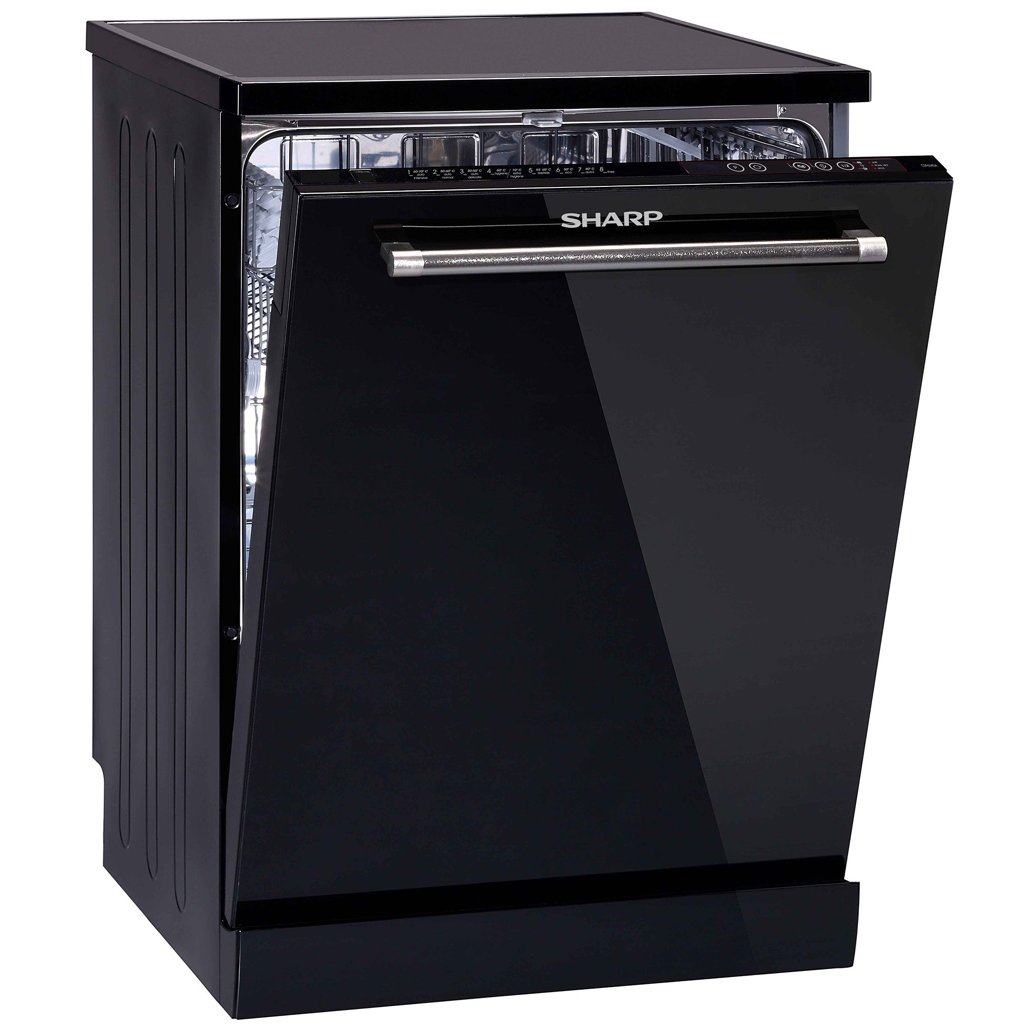 Встроенная посудомоечная машина 60 см горенье. Посудомоечная машина Sharp qw-d41f452b. Посудомойка 45 черная отдельностоящая. Чёрная посудомоечная машина 45 см Bosch. Посудомоечная машина Bosch 60 черная.