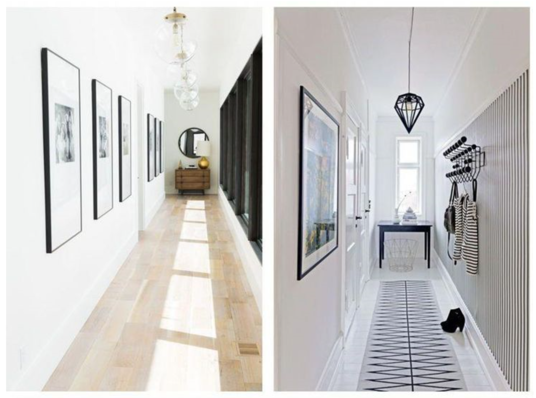 Trucuri decorative și soluții de depozitare pentru holuri mici și înguste