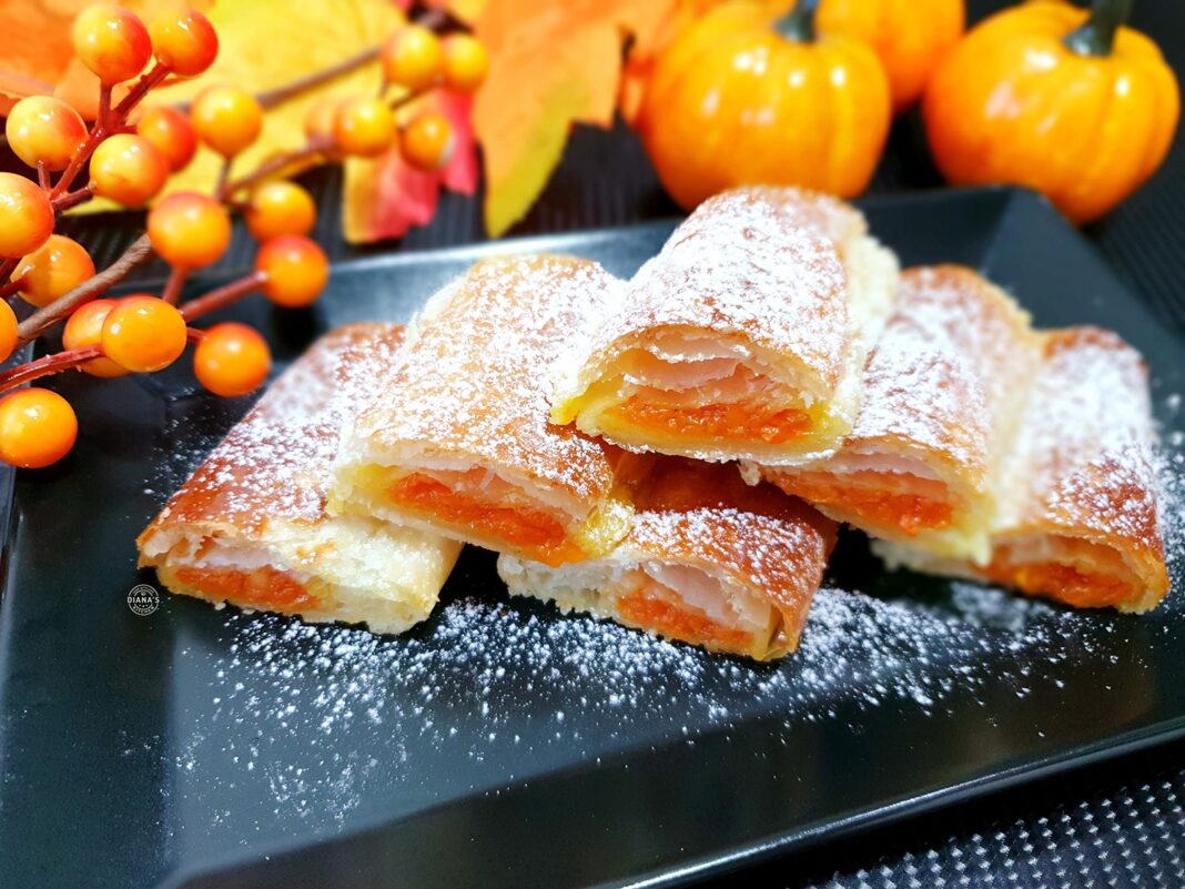 Ștrudel cu dovleac și nuci coapte. Rețetă ușoară pentru începători