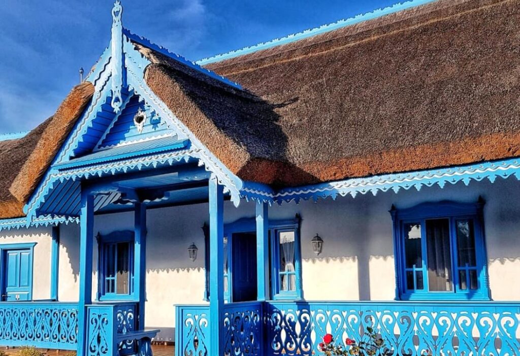 casă tradițională Delta Dunării