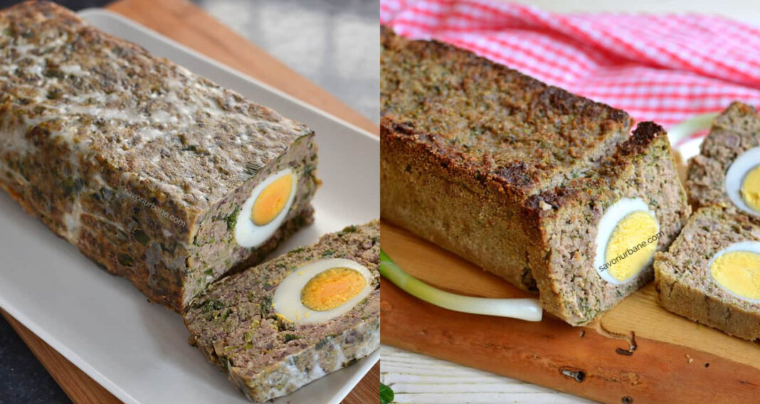 Reţetă tradiţională de drob de Paşte. Îl poți face cu carne sau vegetarian