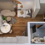 garsoniera – vedere de sus