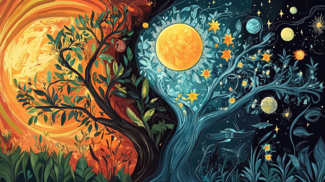 Spring Equinox Celestial Design