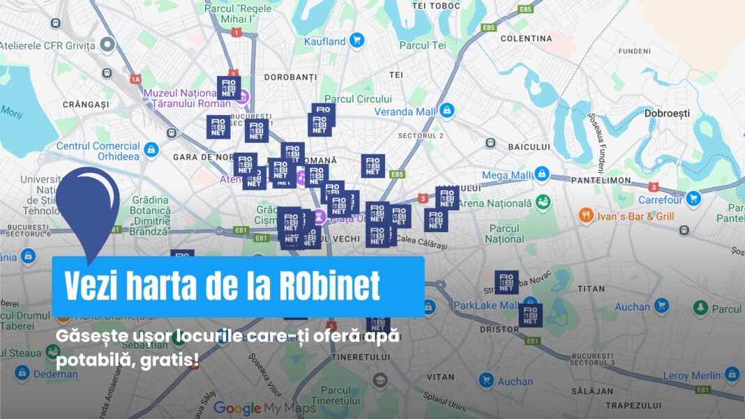 Unde poți bea apă de la robinet în România? Inițiativa care pune pe hartă gesturile de normalitate