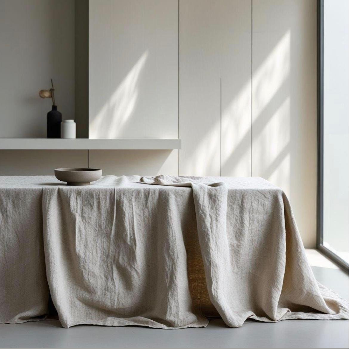 Stilul rustic și natural _ fata masa in