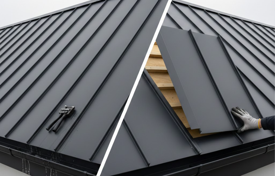 faltuit vs click tabla acoperis