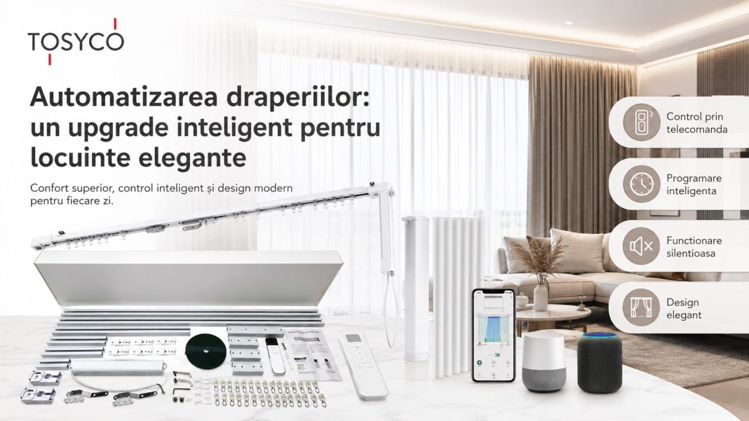 Automatizarea draperiilor: un upgrade inteligent pentru locuinte elegante Automatizarea draperiilor: un upgrade inteligent pentru locuinte elegante